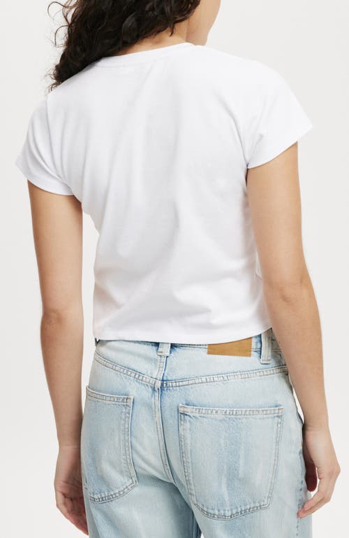 Cotton On 90s Baby Tee In White
