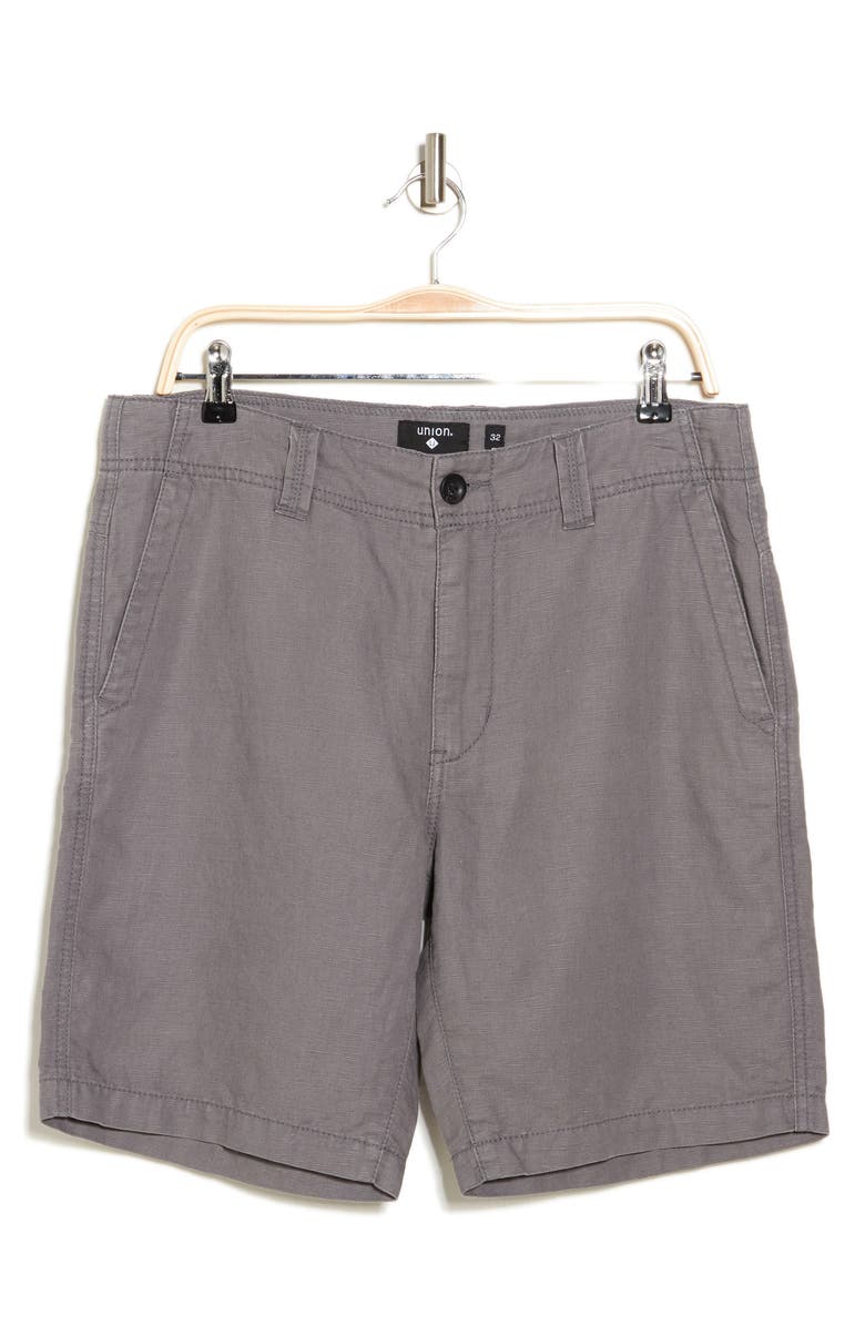 Union Sahara Linen & Cotton Chino Shorts, Alternate, color, 