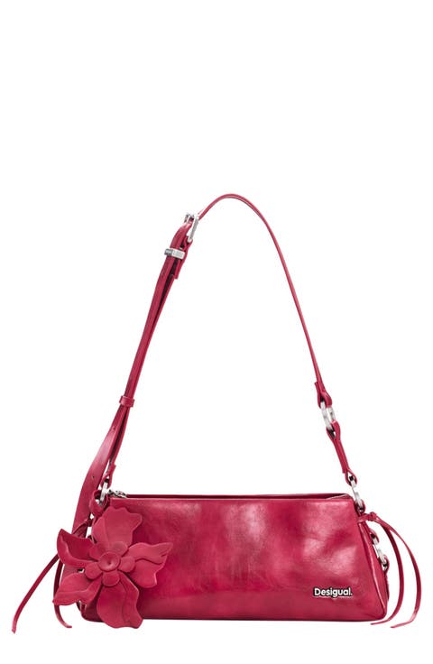 Faux Leather Crossbody Bag