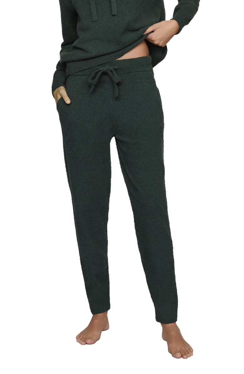 Eberjey Recycled Bouclé Joggers, Main, color, Pine