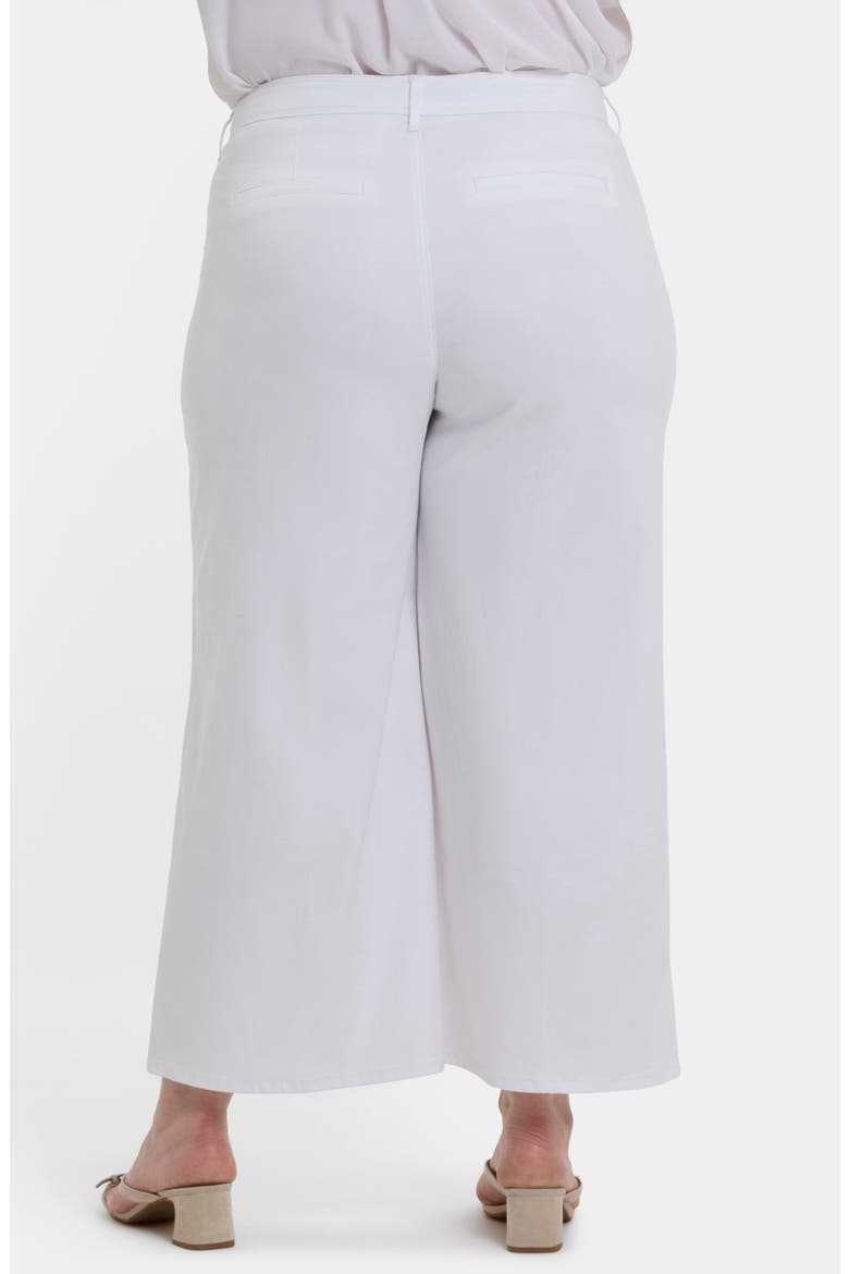Mona High Waist Ankle Wide Leg Trouser Jeans, Alternate, color, OPTIC WHITE