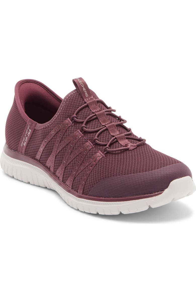SKECHERS Slip-Ins<sup>®</sup> Virtue Sneaker, Main, color, Wine