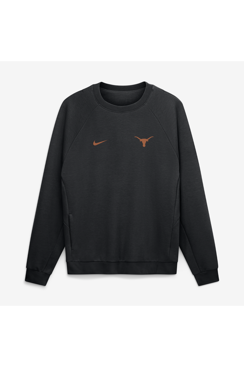 Men's Nike Black Texas Longhorns Premium Performance Raglan Dri-FIT Sweatshirt, Main, color, Black