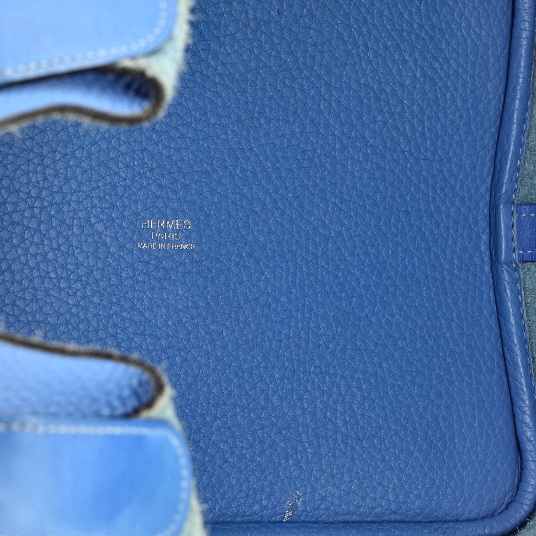 Pre-Owned Hermes Picotin Lock Bag Clemence MM, Alternate, color, Bleu Paradis