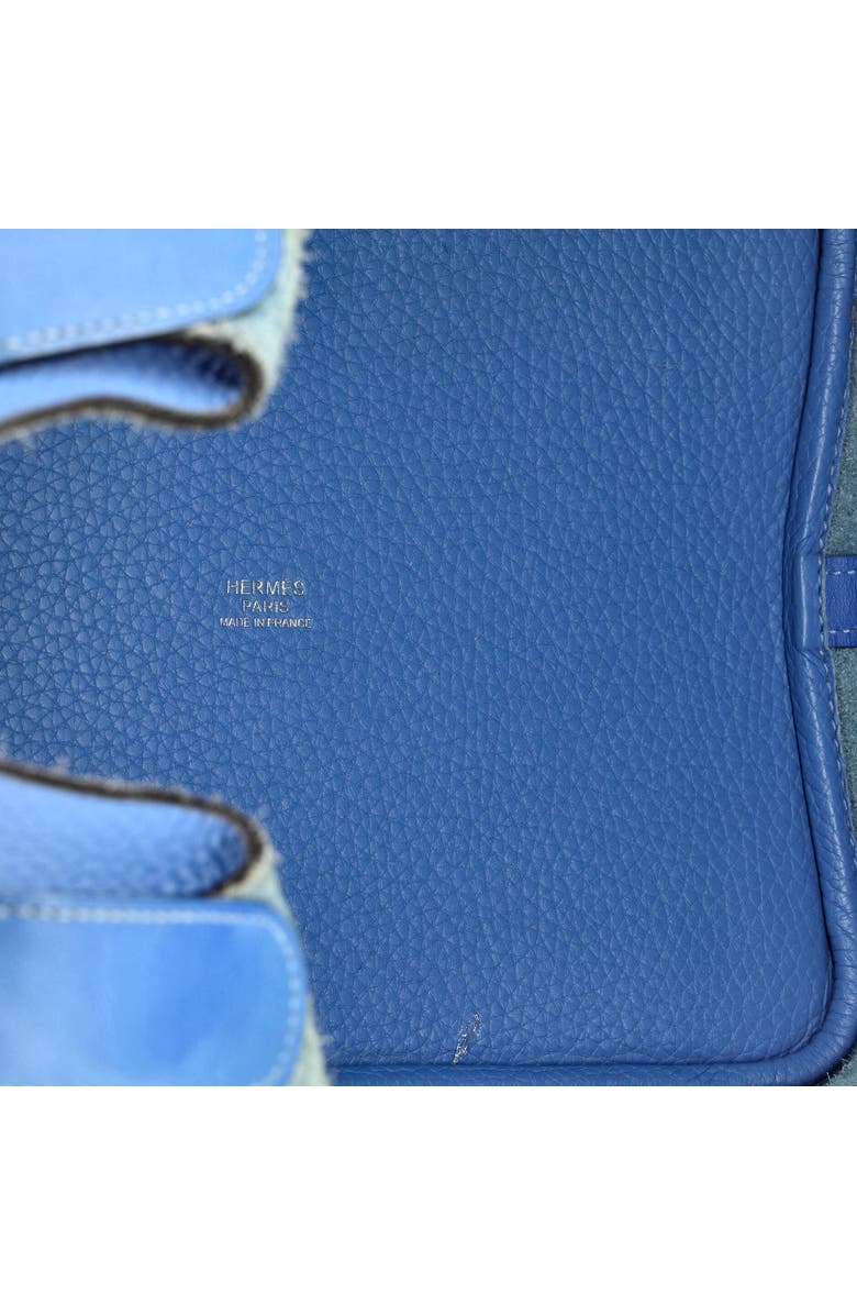 Pre-Owned Hermes Picotin Lock Bag Clemence MM, Alternate, color, Bleu Paradis