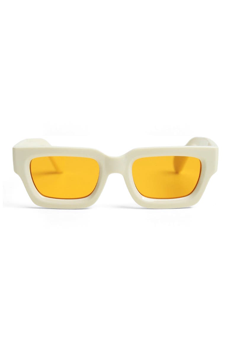 Frame 14 63mm Square Sunglasses, Main, color, BONE
