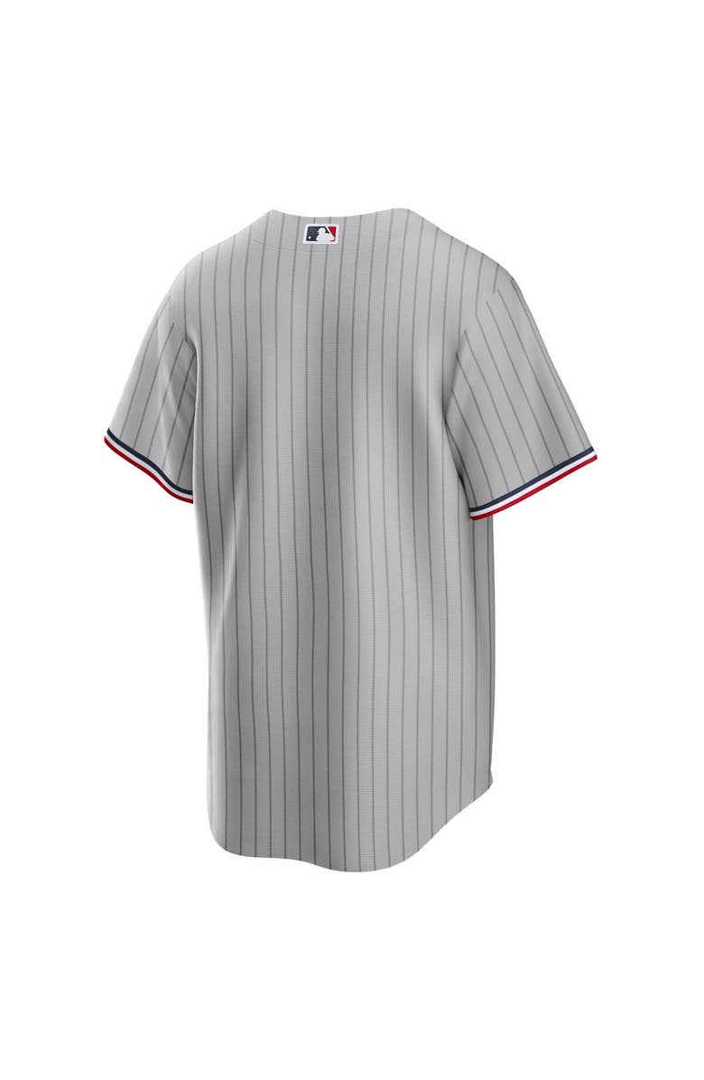 Nike Men's Nike Gray Minnesota Twins Road Replica Team Jersey, Alternate, color, 