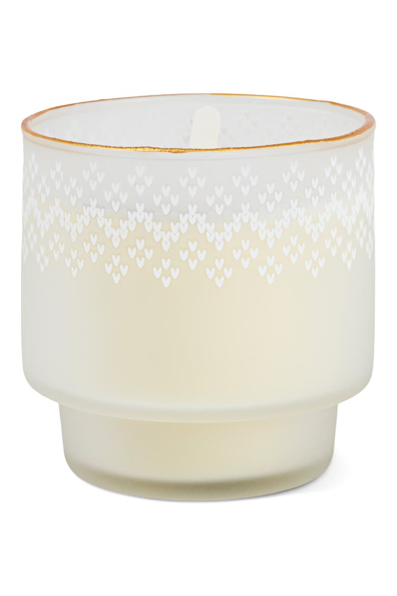 Vanilla Chai Frosted Glass Candle, Main, color, VANILLA CHAI