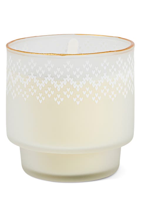 Vanilla Chai Frosted Glass Candle