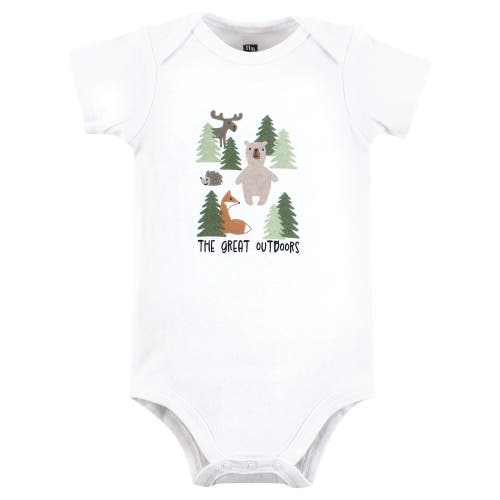 Hudson Baby Cotton Bodysuits 3-pack In Multi