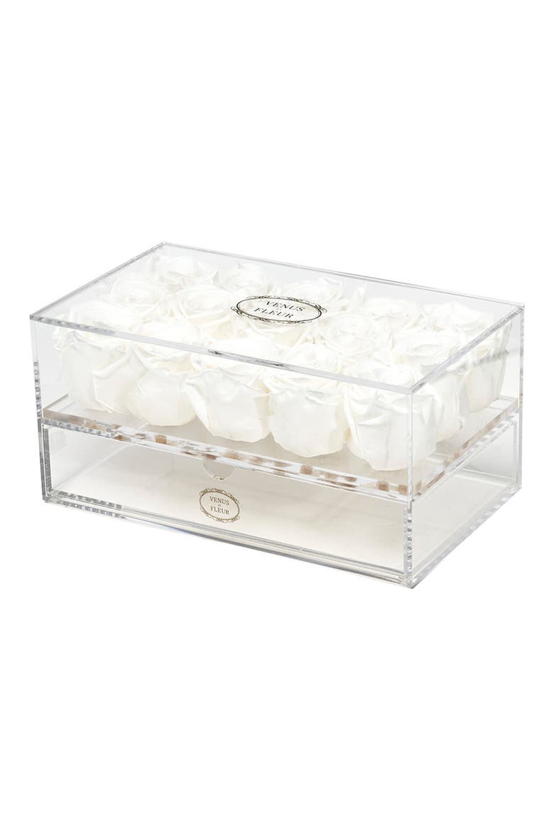 Le Clair Quinze Eternity Roses, Main, color, PURE WHITE