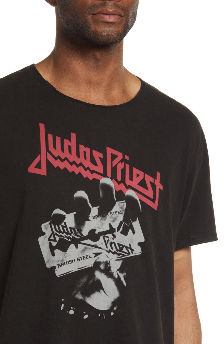 John Varvatos Cotton Graphic Tee, Alternate, color, 