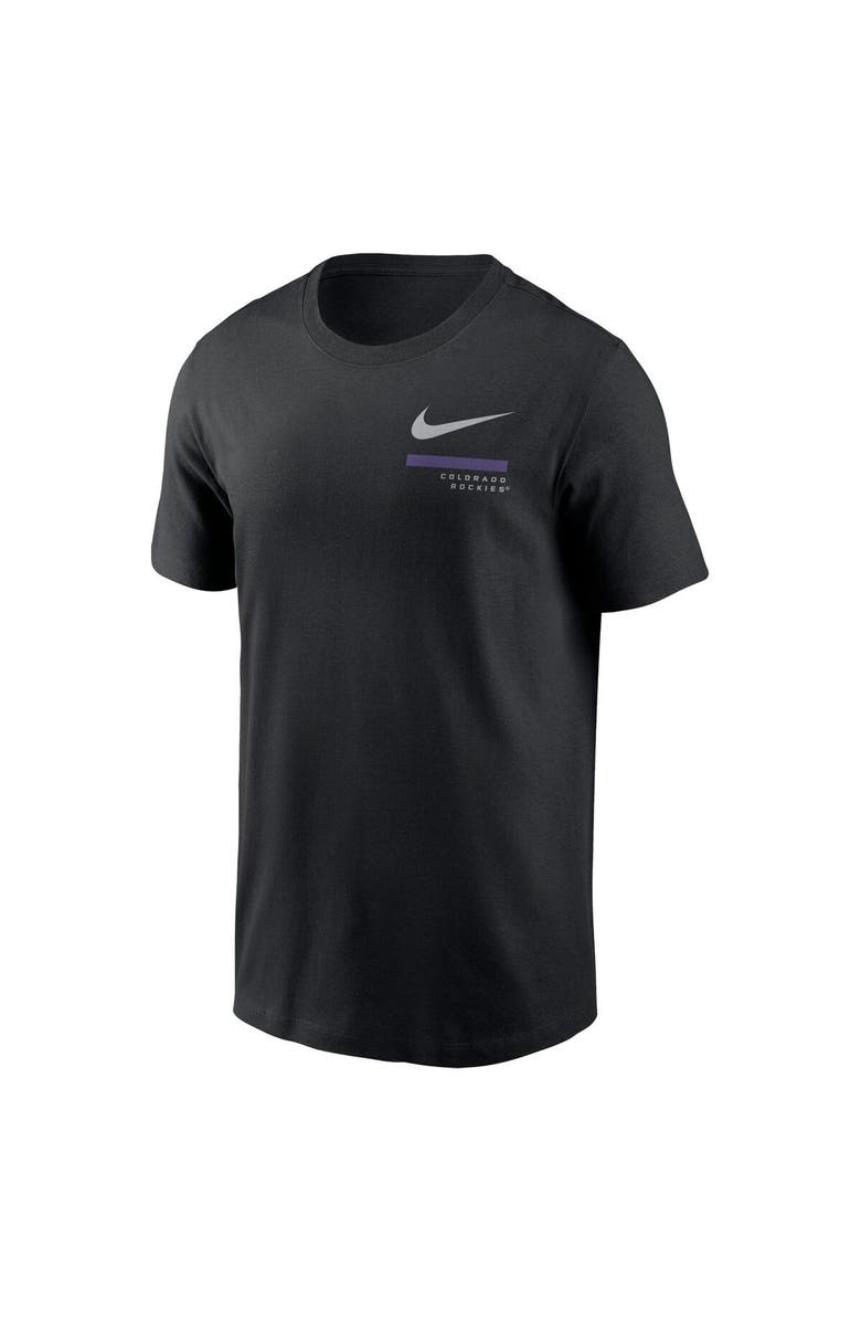 Nike Men's Nike Black Colorado Rockies Over the Shoulder T-Shirt, Alternate, color, Black
