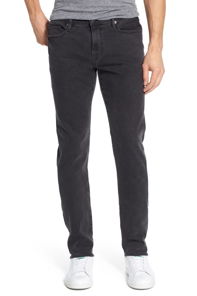 'L'Homme' Skinny Fit Jeans, Main, color, FADE TO GREY