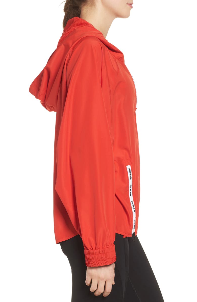 IVY PARK<sup>®</sup> Logo Zip Waterproof Jacket, Alternate, color, 