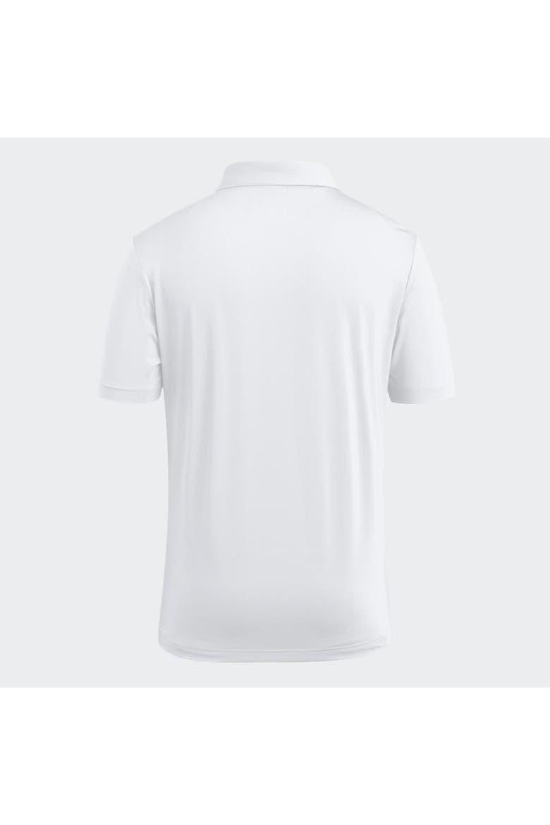 Men's adidas White Nebraska Huskers Ultimate 365 Solid Polo, Alternate, color, White