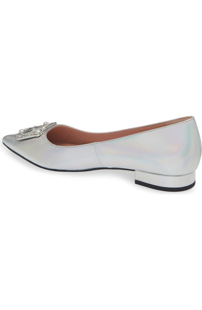 Kate Spade New York buckle up pointed toe pump, Alternate, color, Iridescent