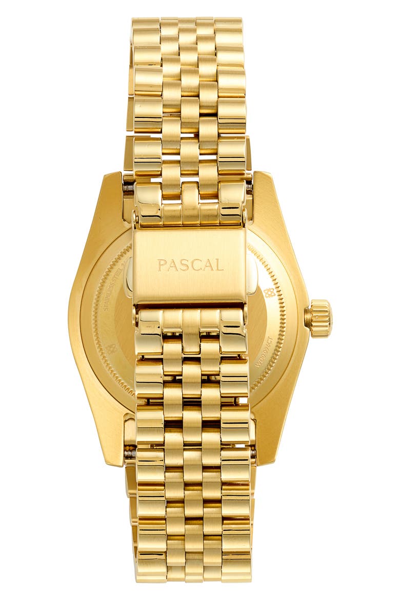 Timeless Classic Lab Grown Diamond Bracelet Watch, 36mm, Alternate, color, GOLD MALACHITE PATTERN