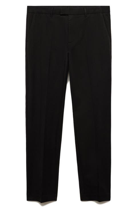 black dress pants slim Solid Slim-Fit Size:EU42 Short Sleeves Mother Formal BEST SELLER