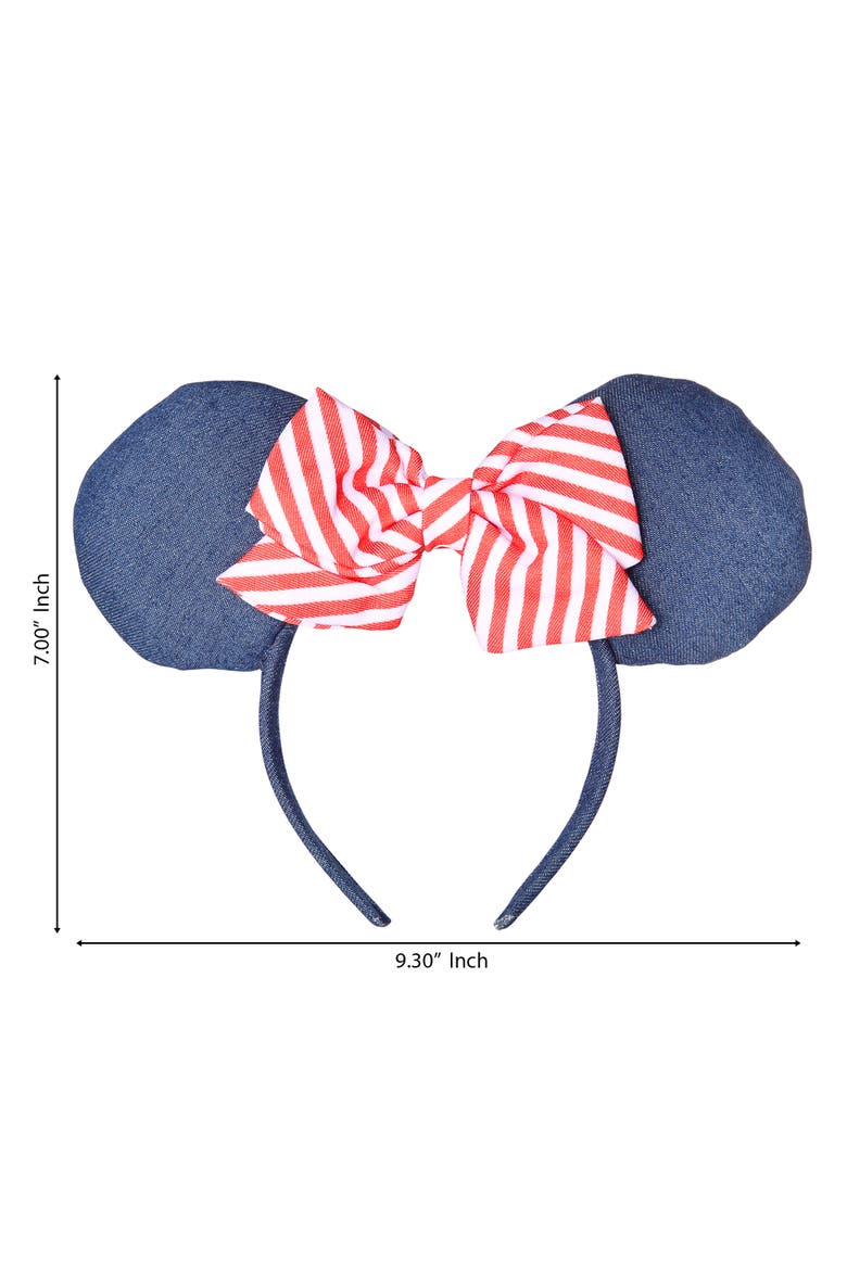 Minnie Mouse Ears Headband Official License, Alternate, color, Blue