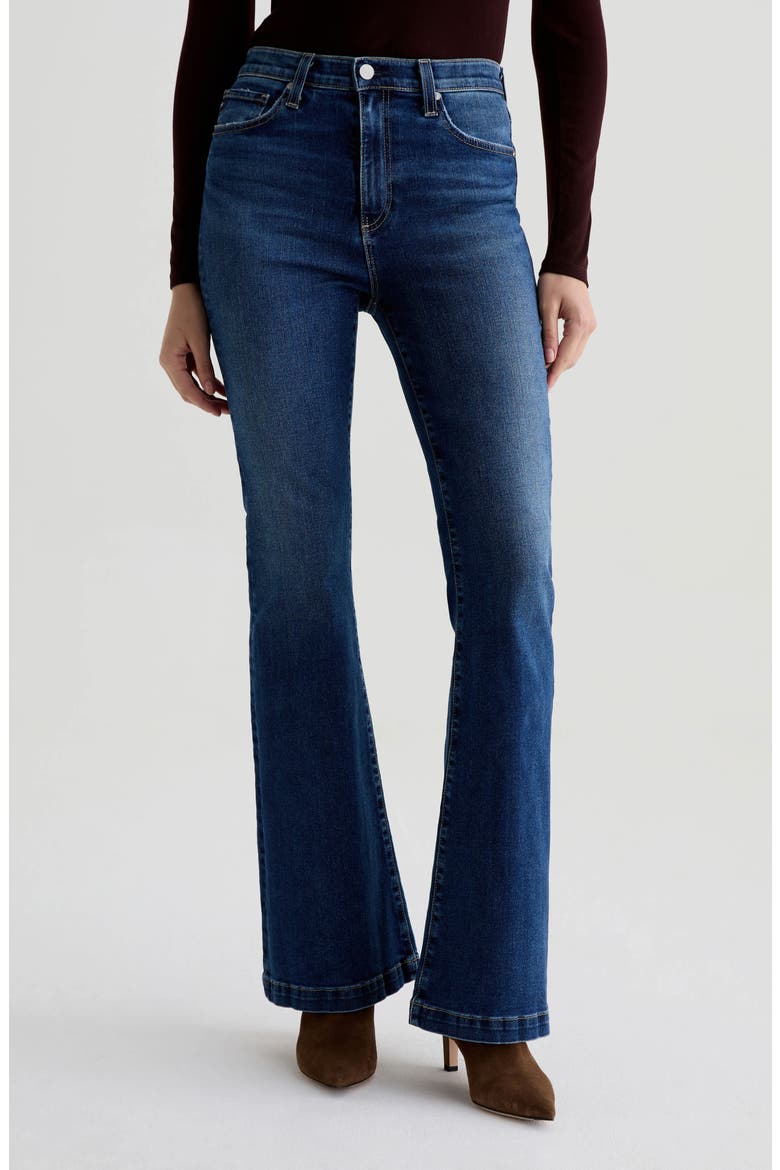Madi High Waist Flare Jeans, Main, color, FORGOTTEN