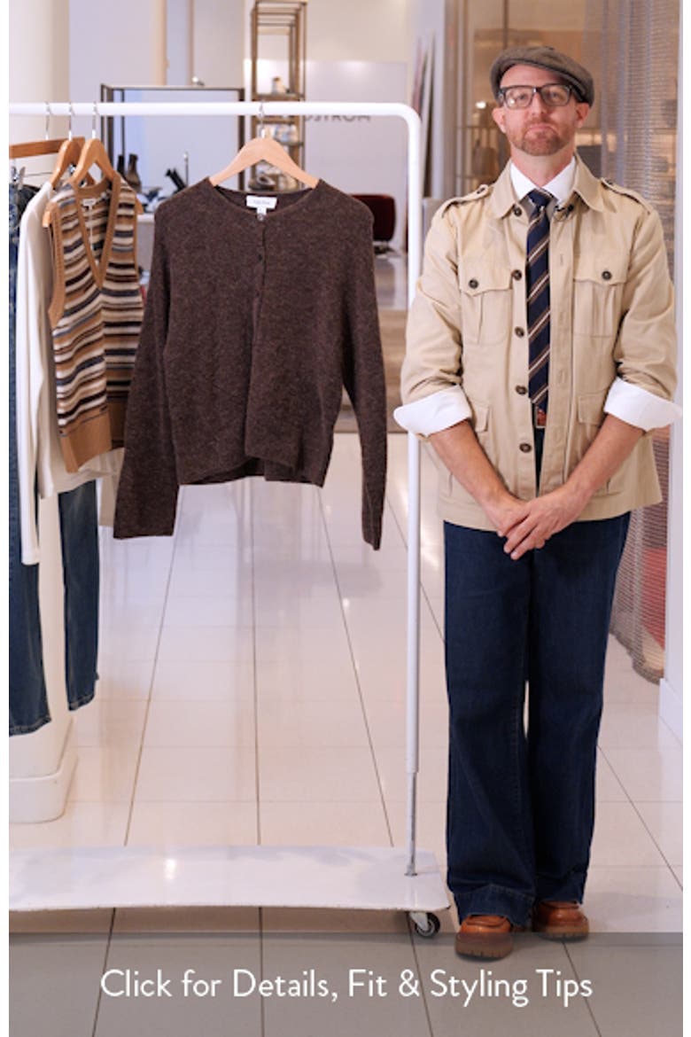 Alpaca & Wool Blend Cardigan video