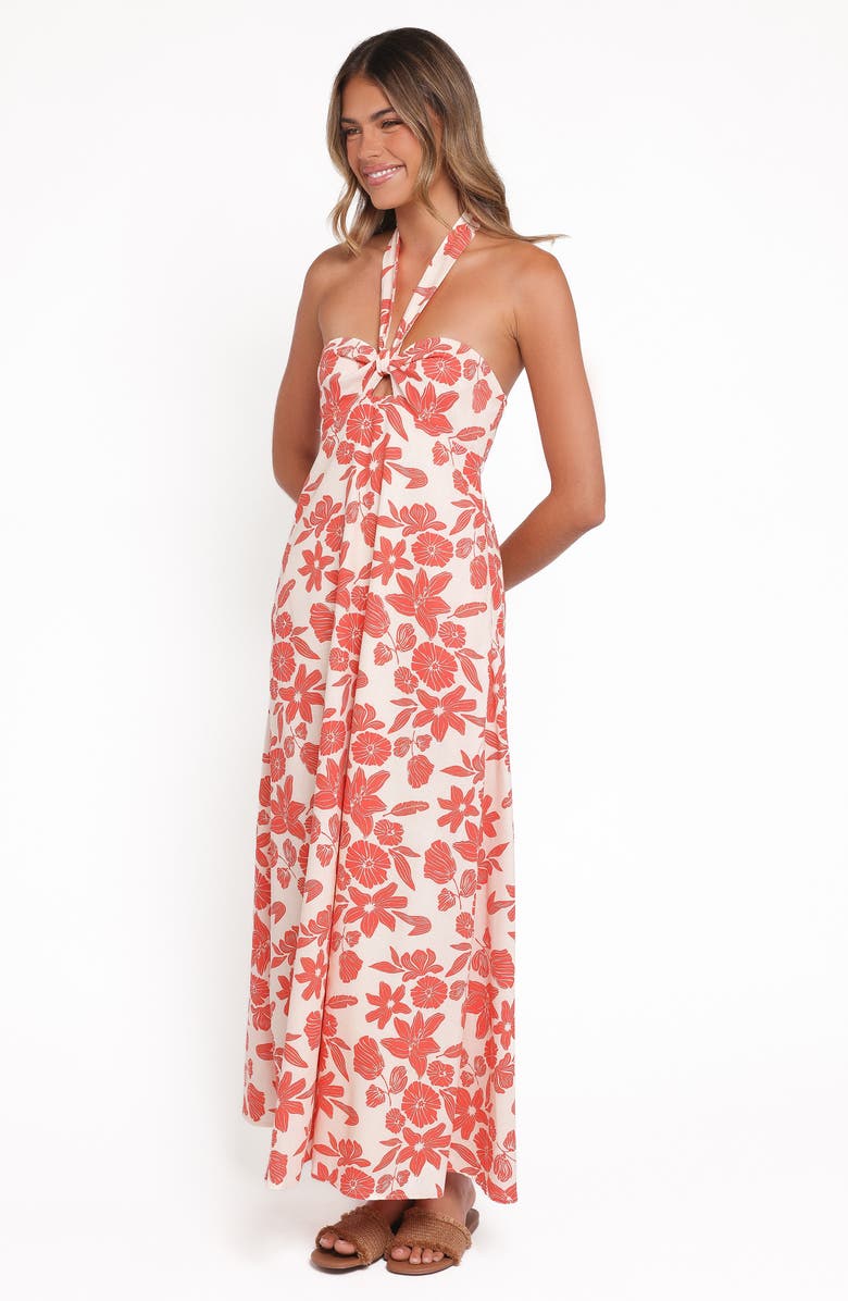 Petal & Pup Cottrell Maxi Sundress, Alternate, color, Red Floral