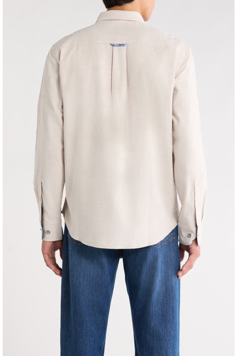 Coastline Cord Cotton Button-Up Shirt, Alternate, color, FEATHERSTONE