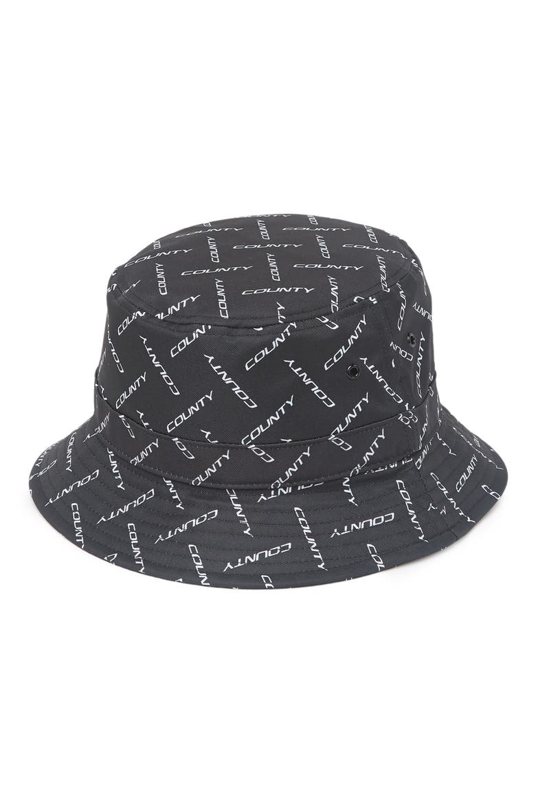 Logo Print Bucket Hat, Main, color, MULTI