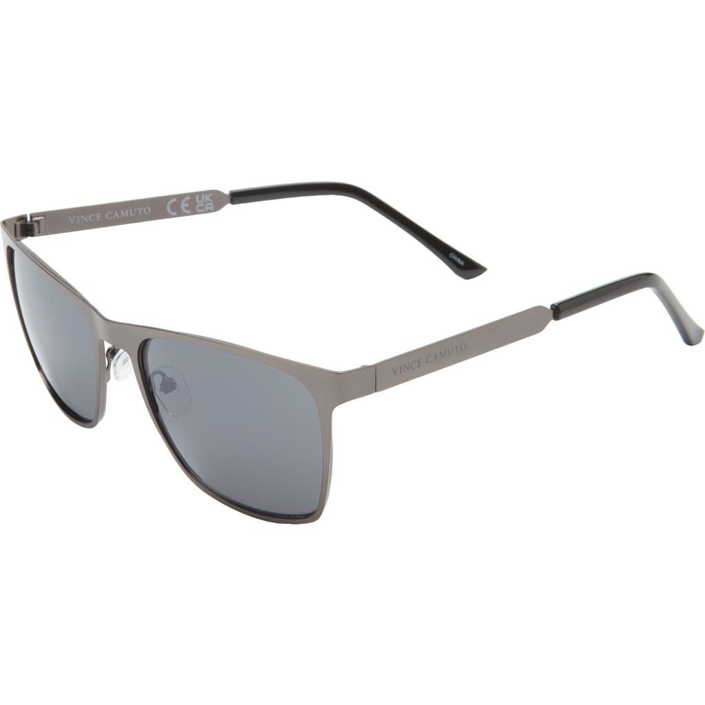 Vince Camuto Square Sunglasses In Gunmetal