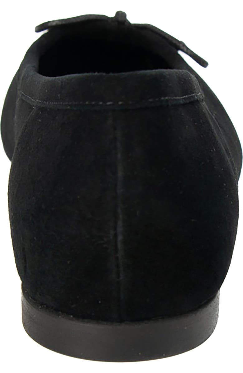 Menina Step Amelie Leather Ballet Flat, Alternate, color, Black Suede