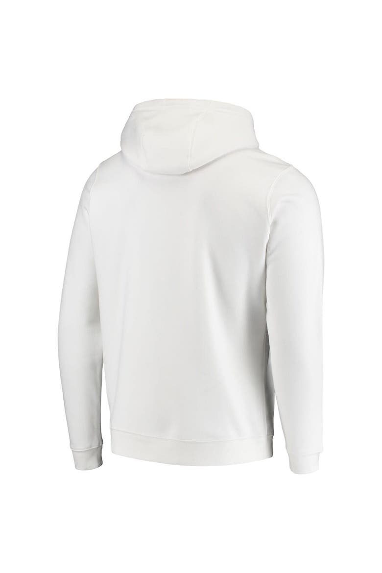 Men's Nike White Ohio State Buckeyes Vintage School Logo Pullover Hoodie, Alternate, color, White