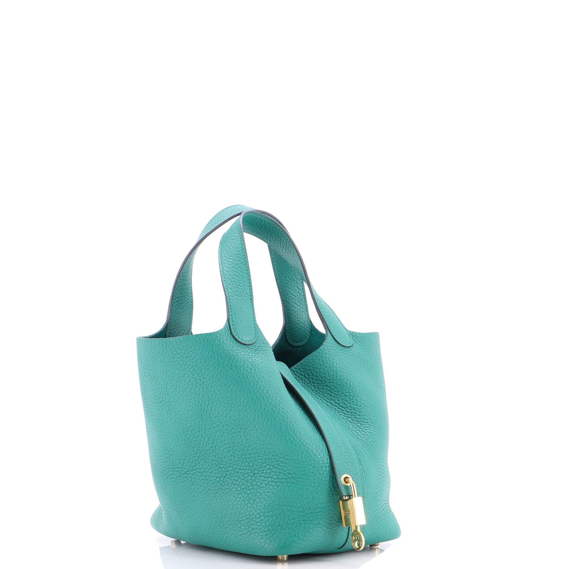 Pre-Owned Hermes Picotin Lock Bag Clemence PM, Alternate, color, 