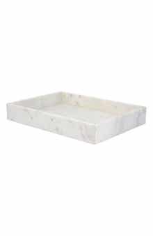 A & B Home Marble Tray