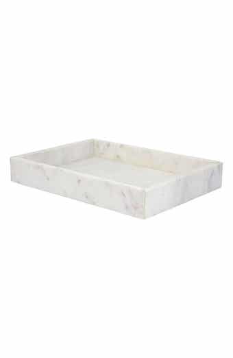 A & B Home Marble Tray