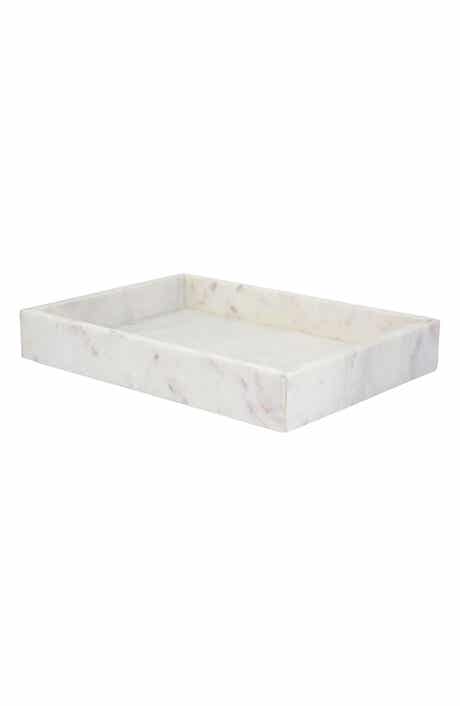 A & B Home Marble Tray