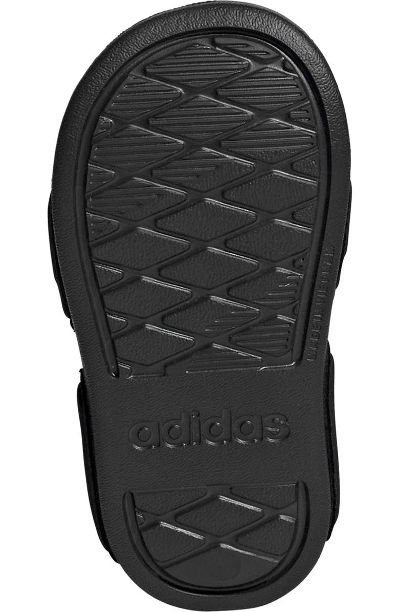 adidas Kids' Adilette Sandal, Alternate, color, Black/ White