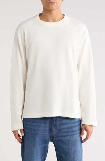 DENIM AND FLOWER Textured Knit Sweatshirt