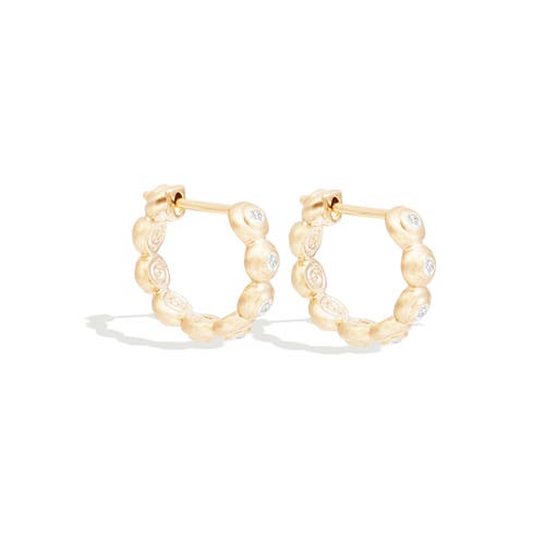 Campbell + Charlotte Evolve Oval Hoop Earring In Gold