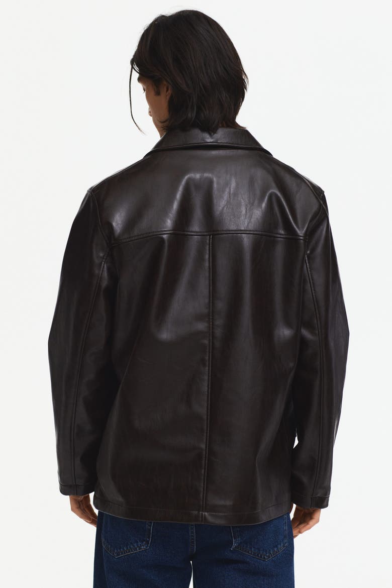 Coated Jacket, Alternate, color, Dark brown