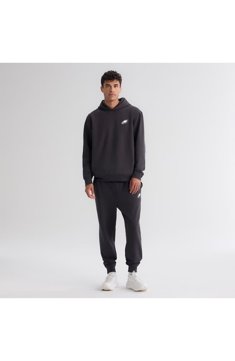 FANATICS Men's Fanatics Charcoal Philadelphia Eagles Clutch Tri-Blend Hoodie, Alternate, color, Charcoal
