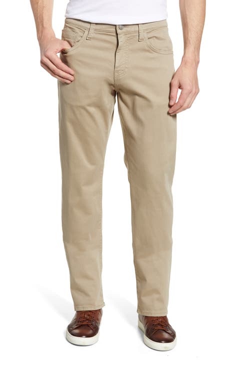 Matt Relaxed Straight Fit Jeans (Dusty Olive)