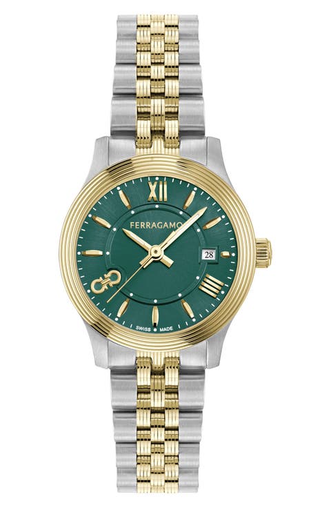 Duo Mini Bracelet Watch, 25mm