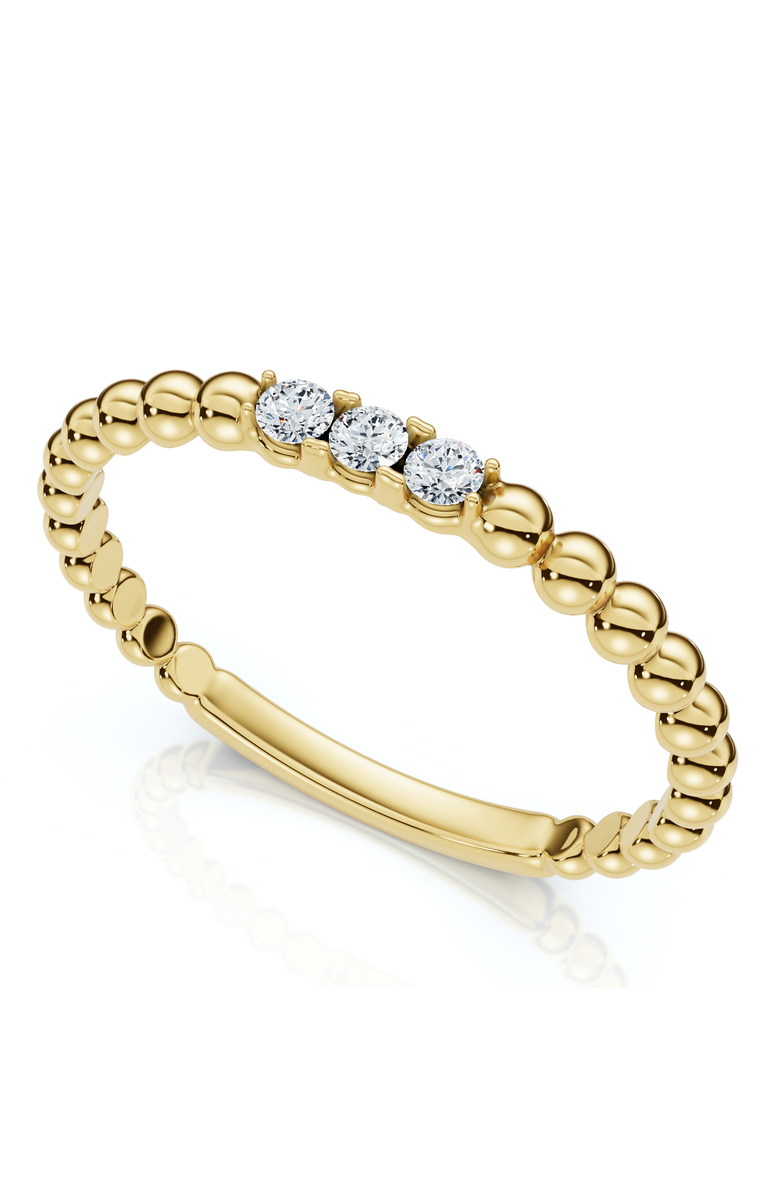 Bliss Diamond Beaded Diamond Stackable Accent Anniversary Ring Lab Grown, Main, color, 