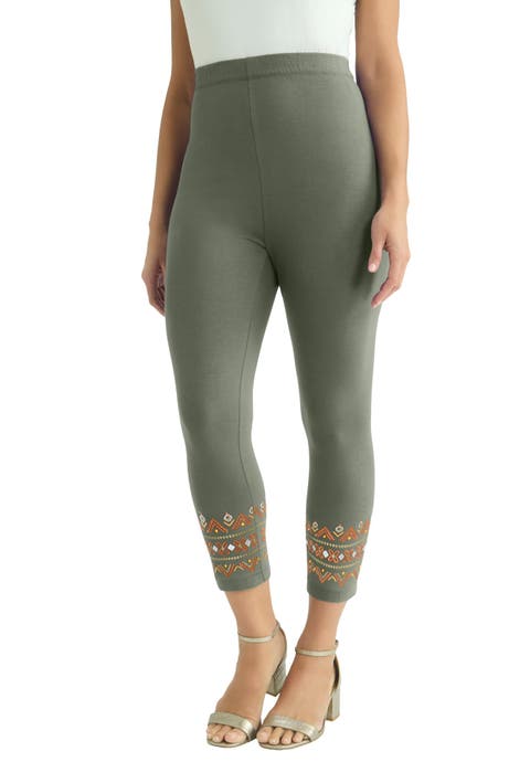 Everyday Stretch Cotton Capri Legging (Plus Available)