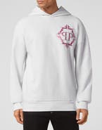 PHILIPP PLEIN Hooded Sweatshirt Chrome Men