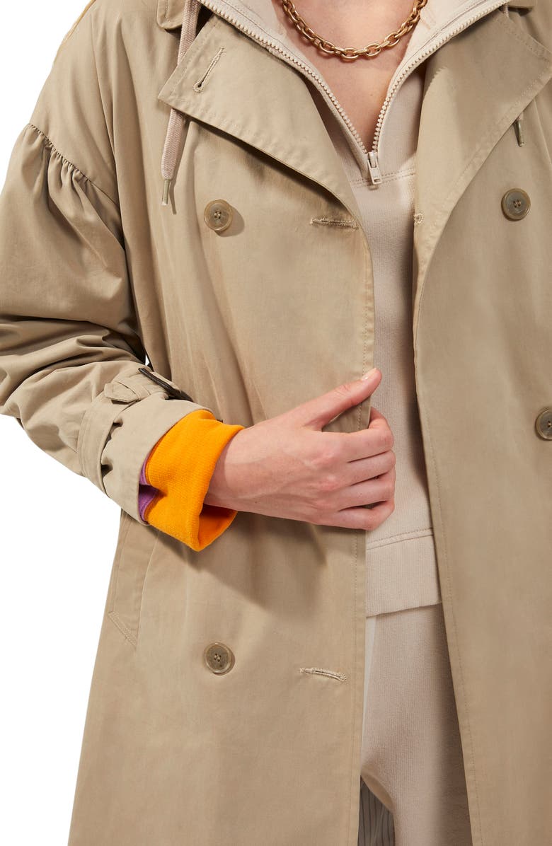 French Connection Anai Double Breasted Trench Coat, Alternate, color,