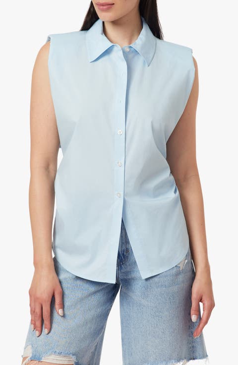 Tie Back Sleeveless Shirt
