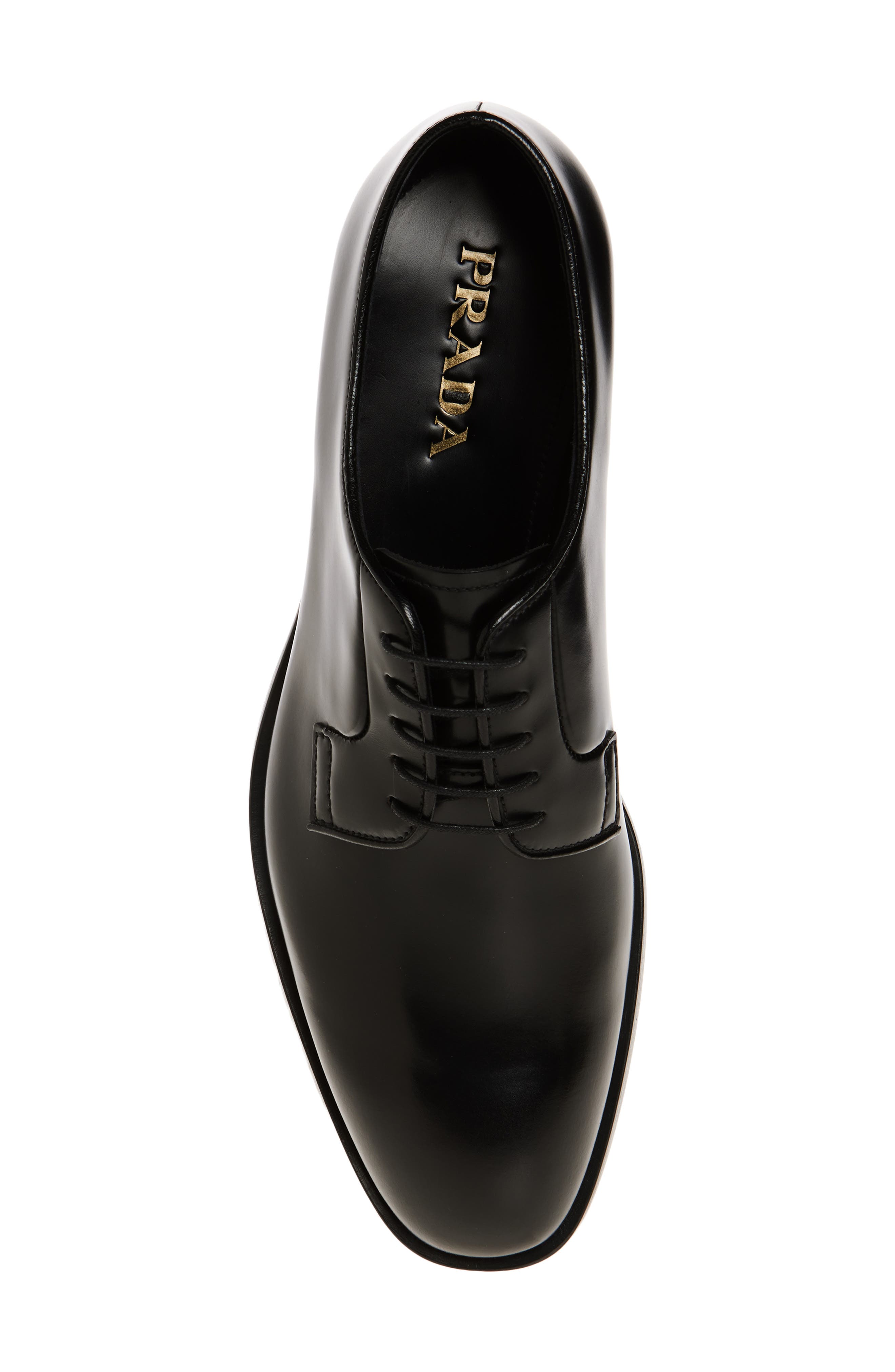 Prada Formale Lace-Up Derby, Alternate, color, 