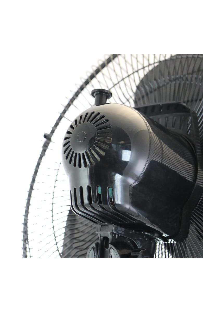 Impress Handi-Fan 16 Inch Oscillating Stand Fan, Alternate, color, Black